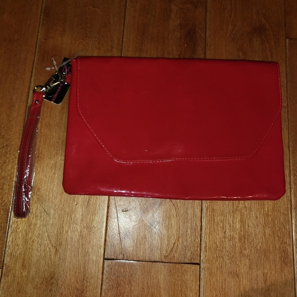 Red clutch bag Nwt - Picture 2 of 9